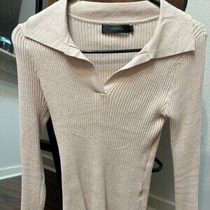 Collared Ribbed cami